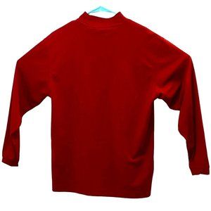 Nike Golf Men’s FIT DRY Red Long Sleeve Polo Shirt Size M - Pre-owned